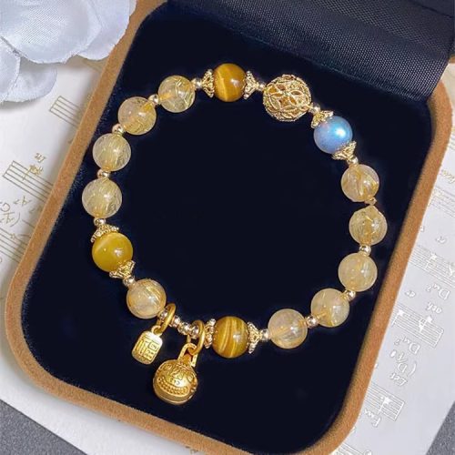 Tiger Eye Citrine Confidence Bracelet