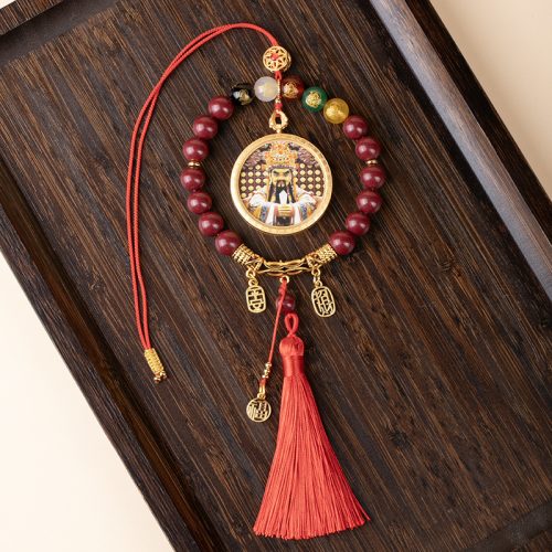 Taoist Cinnabar Divine Guardian Amulet - Blessings & Protection