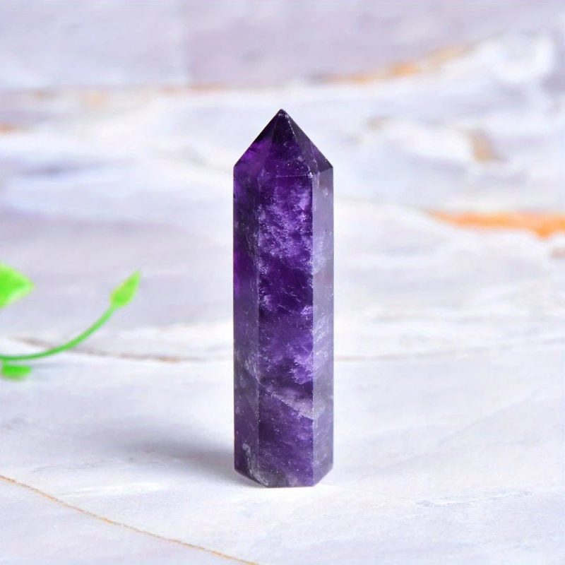 Amethyst & Hexagonal Ornament - Healing Combo | Sense & Stones