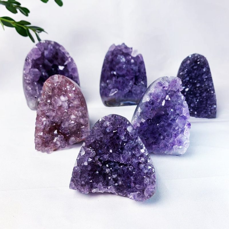 Amethyst & Uruguay Amethyst Ornament - Healing Combo | Sense & Stones